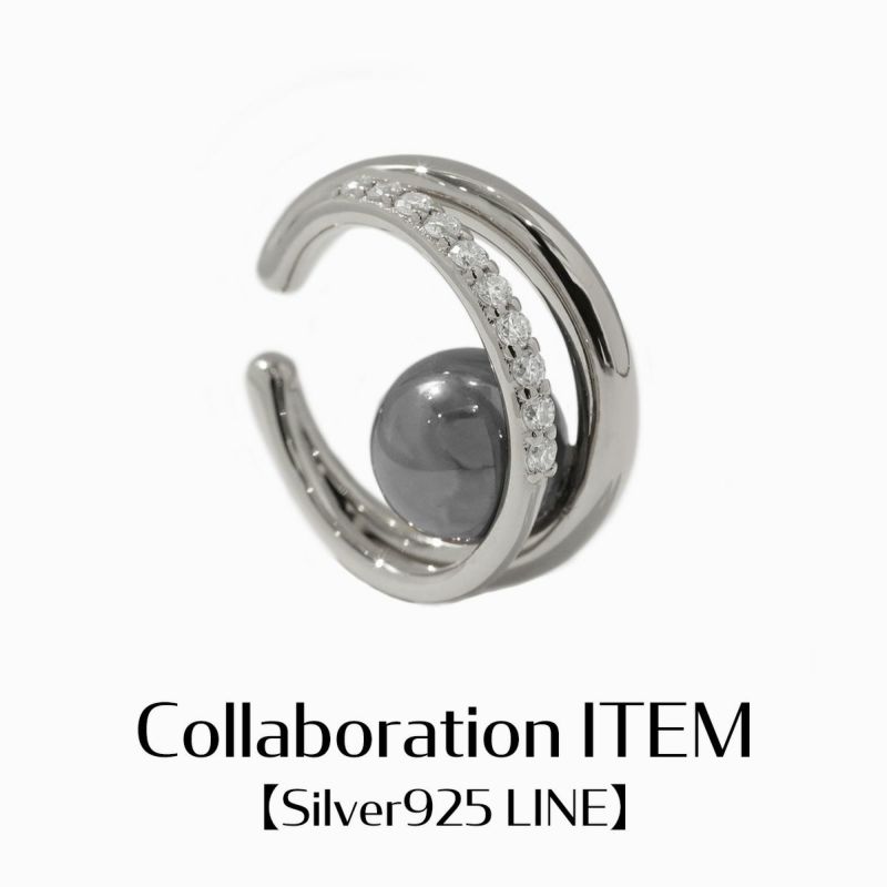 Pearl Hug Ear Cuff【Silver925 LINE】（Silver） | Infaction