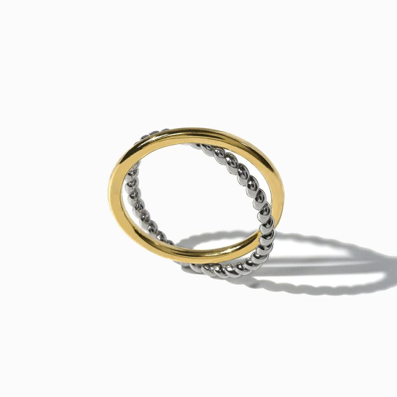 新品 正規品!!  Mix Ring【Casual】(Gold) | Infaction アクセサリー