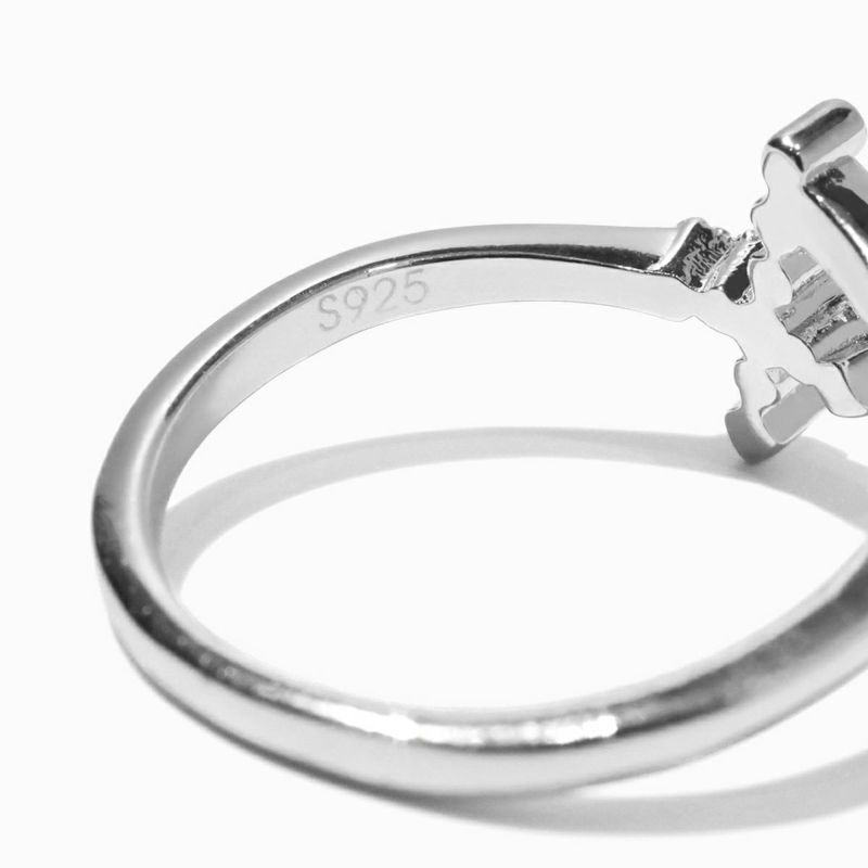 Double Line Cross Ring【Silver925】（Silver） | Infaction