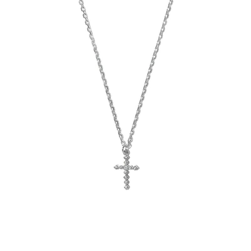 Radiant Cross Necklace