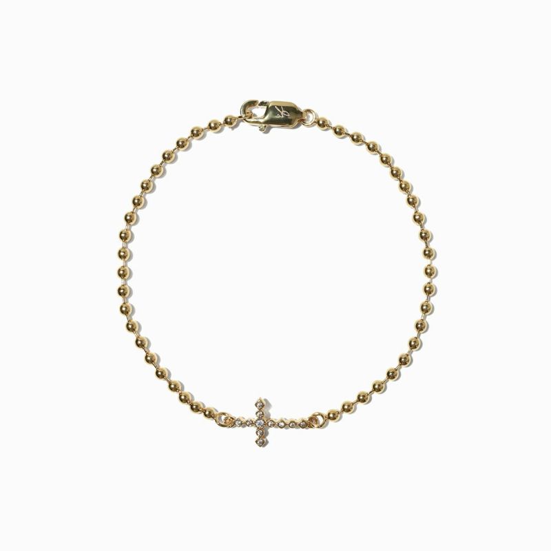 Petite Cross Bracelet