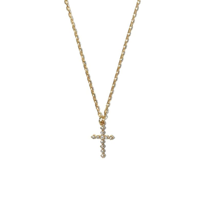 Radiant Cross Necklace