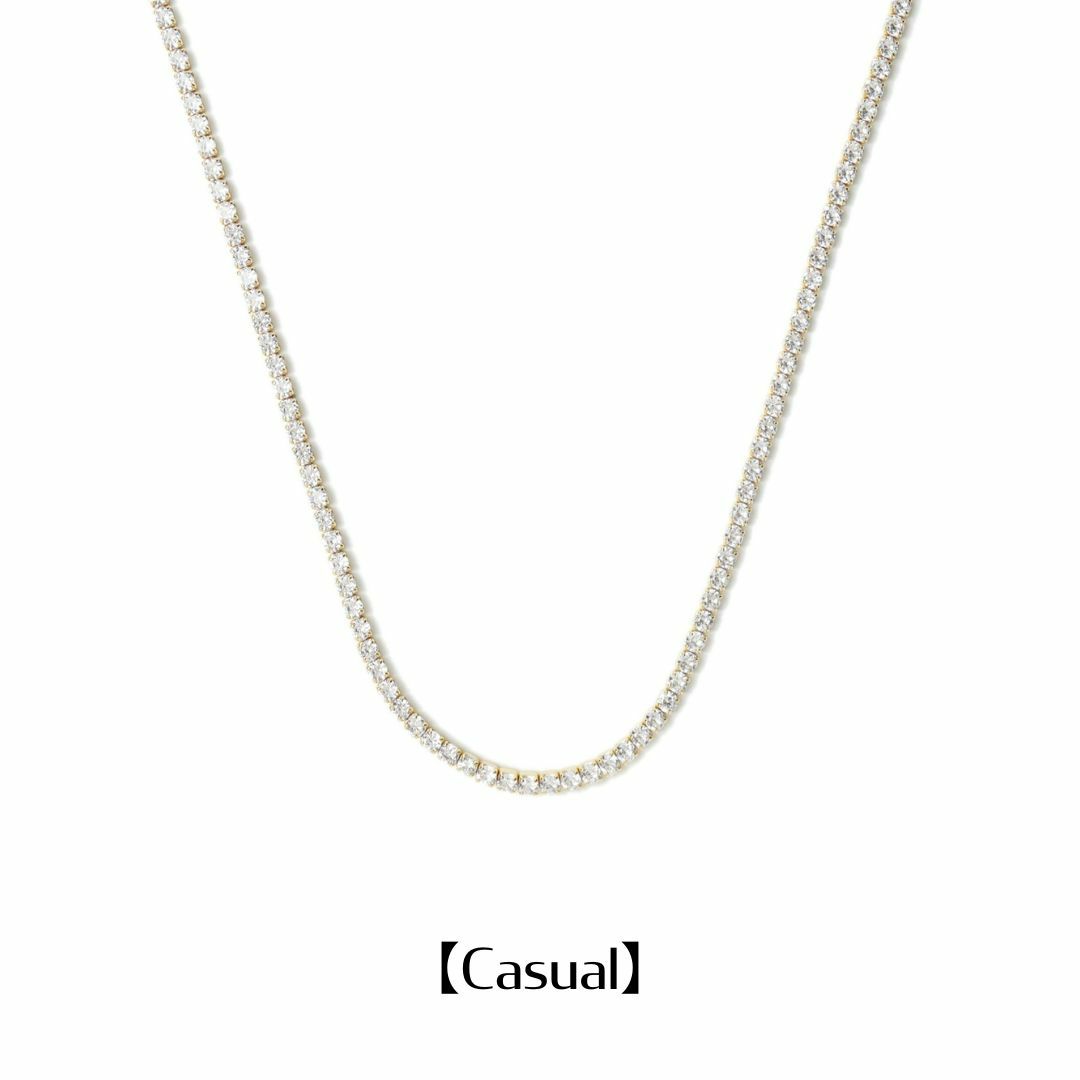 Infaction 藤原樹 Brilliant Line Necklace Brilliant Line Necklace 【Silver925】（Silver） | Infaction